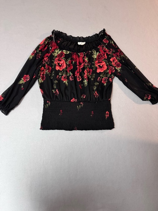 Ember Tops - Ember women’s Floral Off-Shoulder Blouse